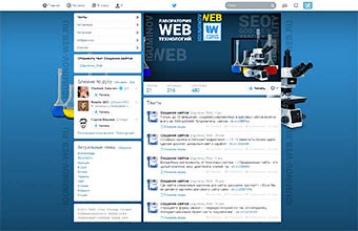 Брендирование нашего Twitter-а